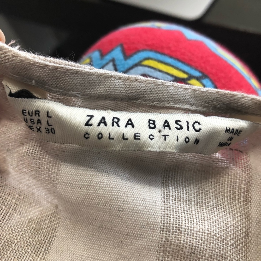 Zara Basic Collection Blouse Size Large - image 5